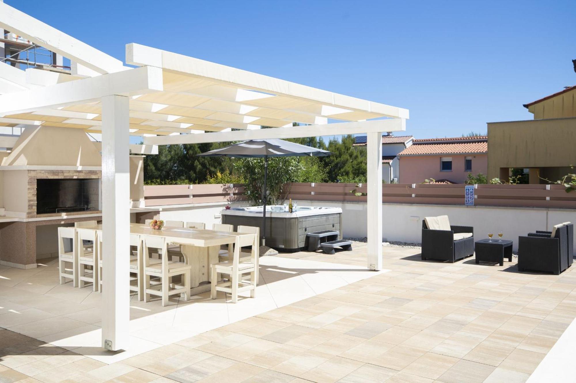 Villa Olivia - New And Modern House With Pool, Souna, Jacuzzi & Playground, Liznjan - Istra Екстер'єр фото